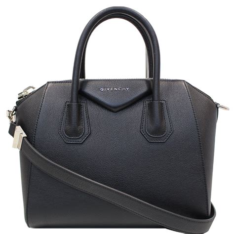 givenchy antigona black leather bag|givenchy antigona bag review.